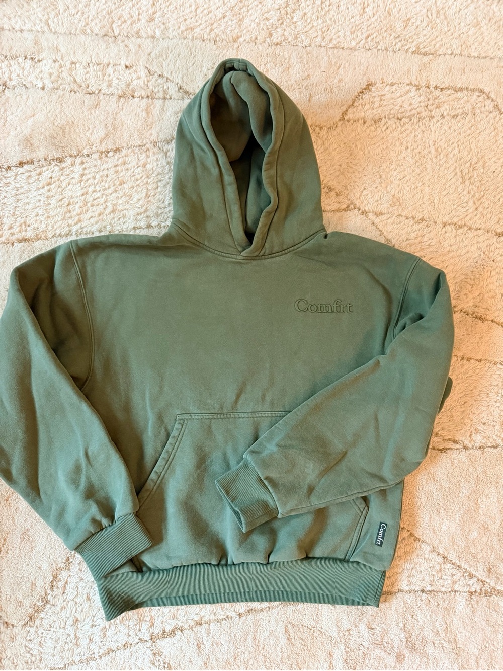 Olive Green comfrt Pullover Hoodie